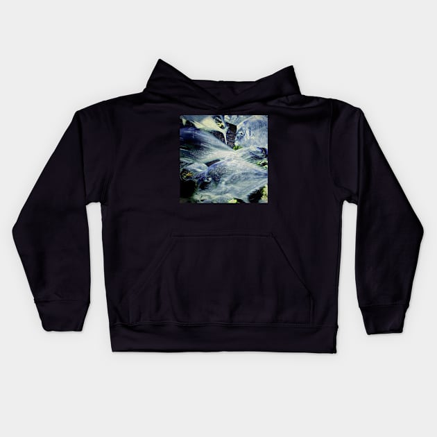 PLASTIC SEAS Kids Hoodie by dumbodancer